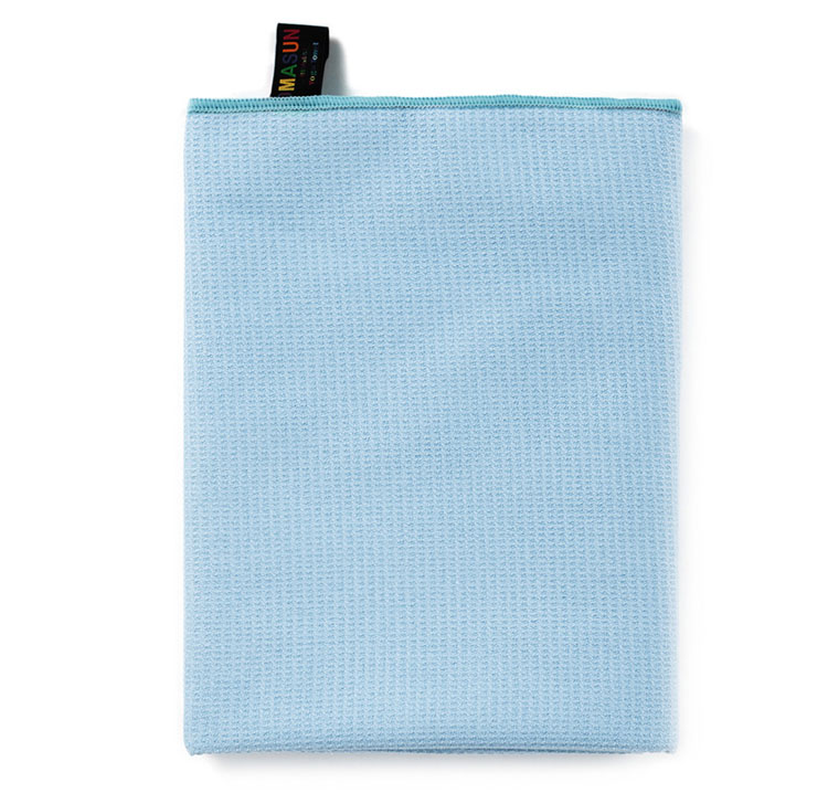 High quality light blue yoga towel